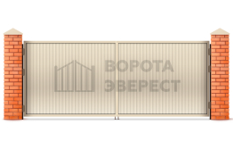 Электрические распашные ворота 3000×2000 ВЭ-2022